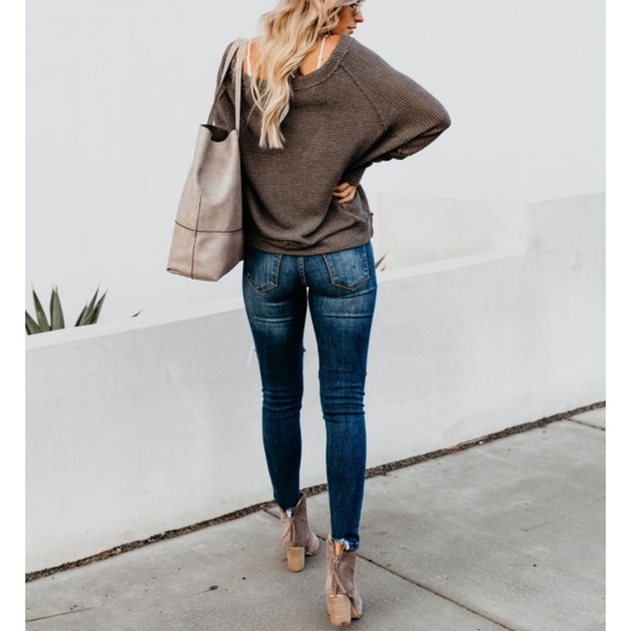 STACY Waffle Knit Cardigan - Picture 5 of 8